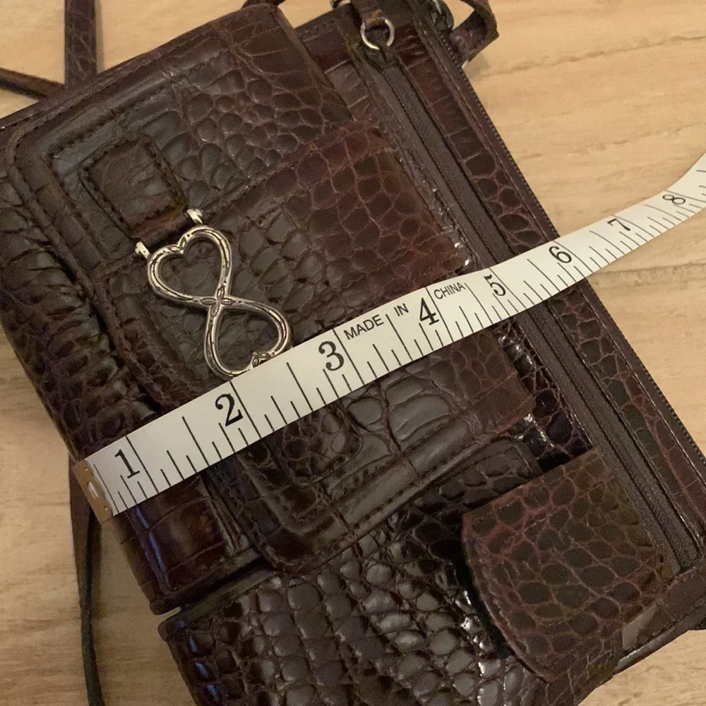 Brighton Leather Crossbody Wallet Bag - Picture 11 of 11